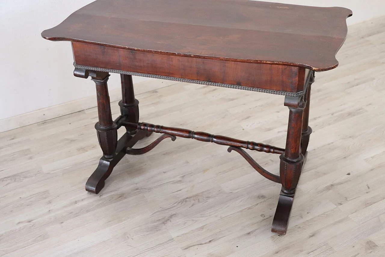 Walnut desk with drawer, mid 19th century 1277868