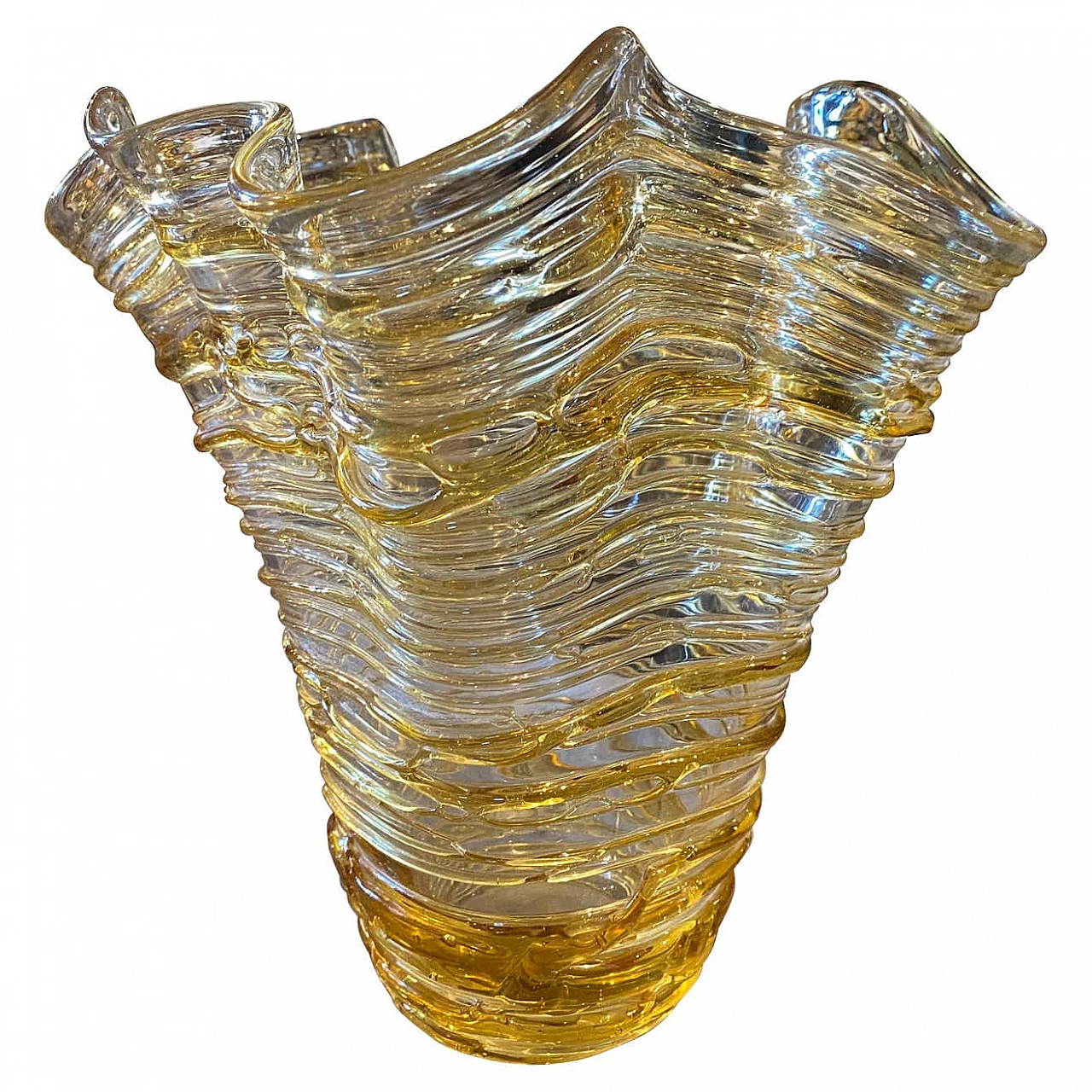 Vase in Murano glass by Sergio Costantini, 80s 1278233