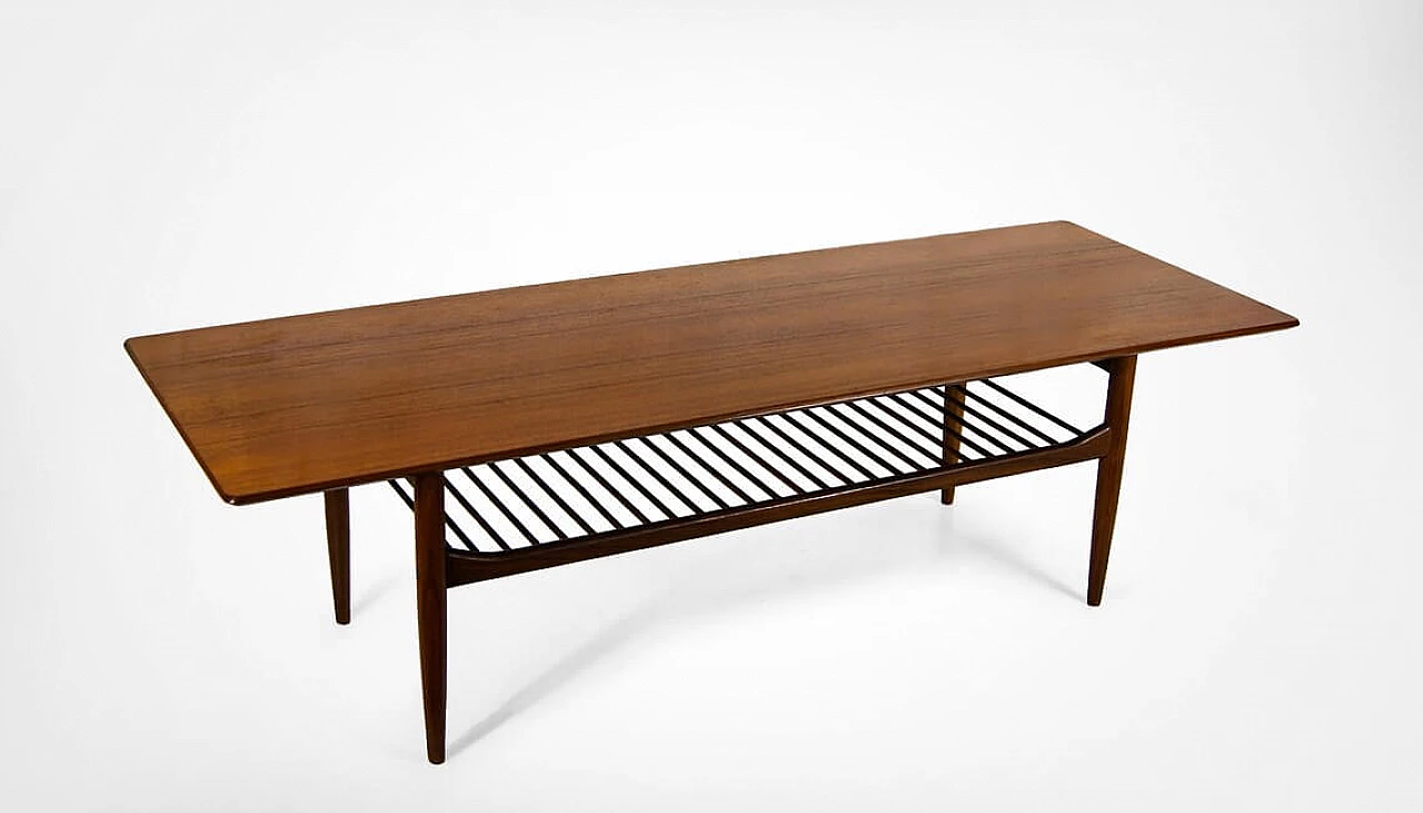Coffee table in teak by Ib Kofod Larsen for G Plan, 50s 1278334