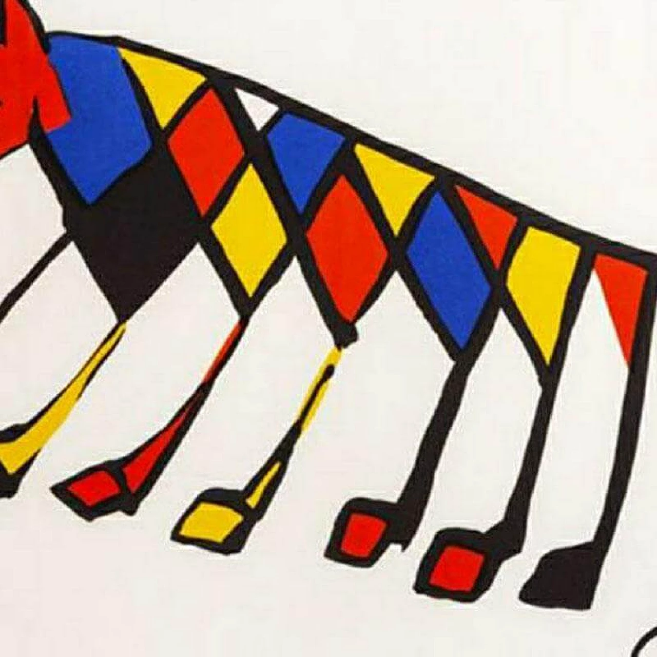 Beastie Lithograph by Alexander Calder, 1974 1278404