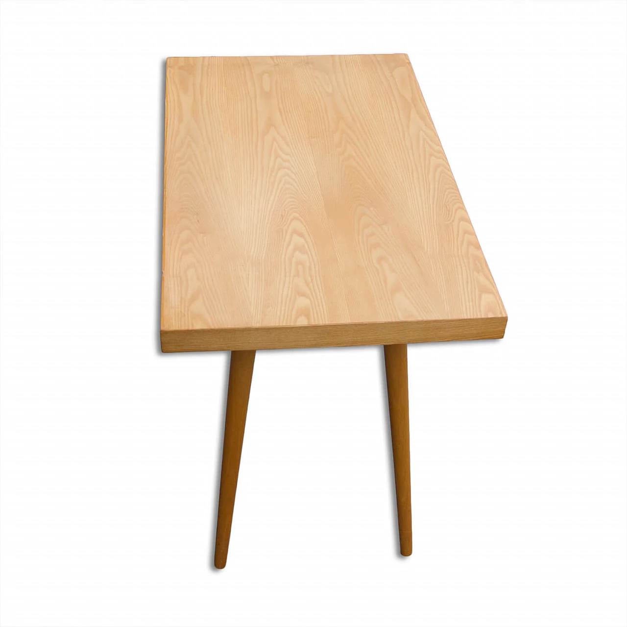 Ash wood coffee table, Czechoslovakia, 70s 1278453