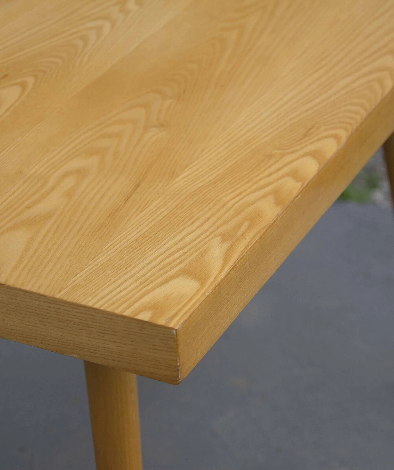 Ash wood coffee table, Czechoslovakia, 70s 1278456