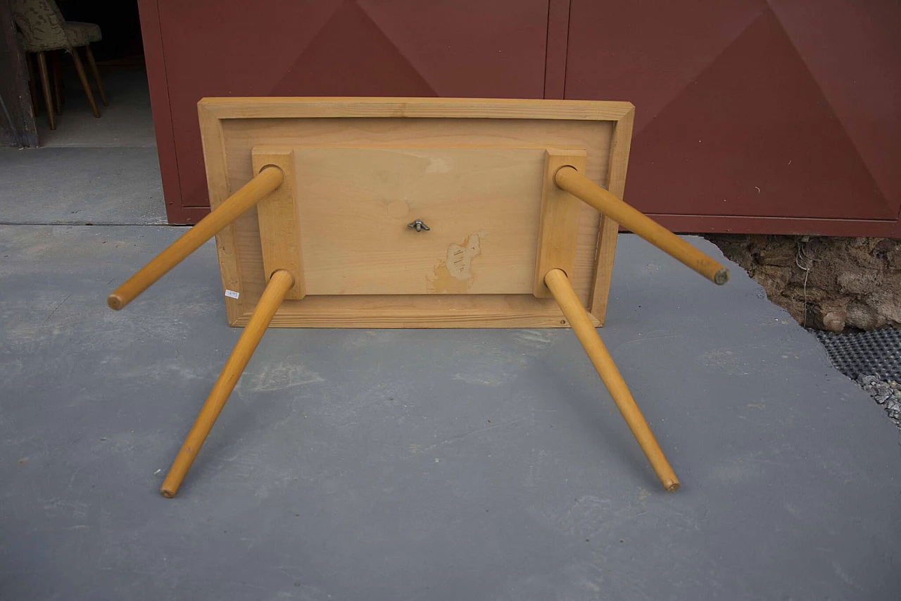 Ash wood coffee table, Czechoslovakia, 70s 1278459