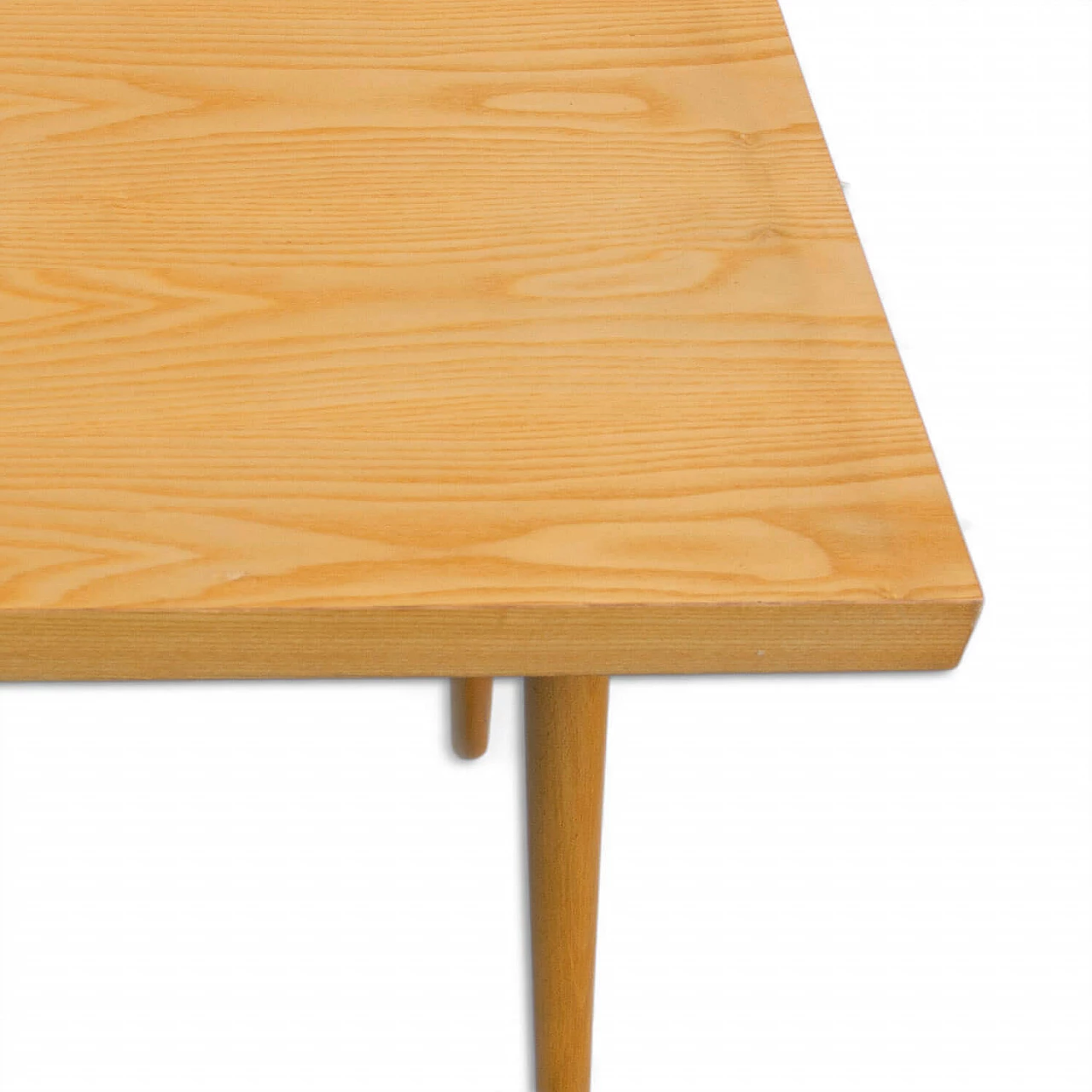 Ash wood coffee table, Czechoslovakia, 70s 1278461