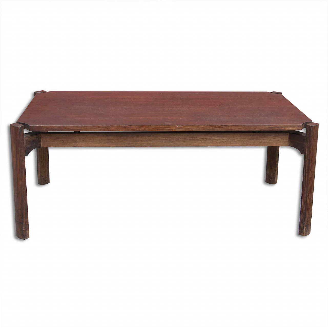 Teak coffee table in the style of Osvaldo Borsani, 70s 1278467