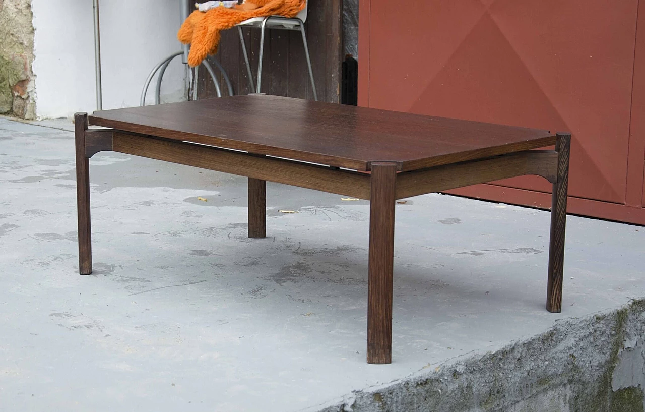 Teak coffee table in the style of Osvaldo Borsani, 70s 1278472