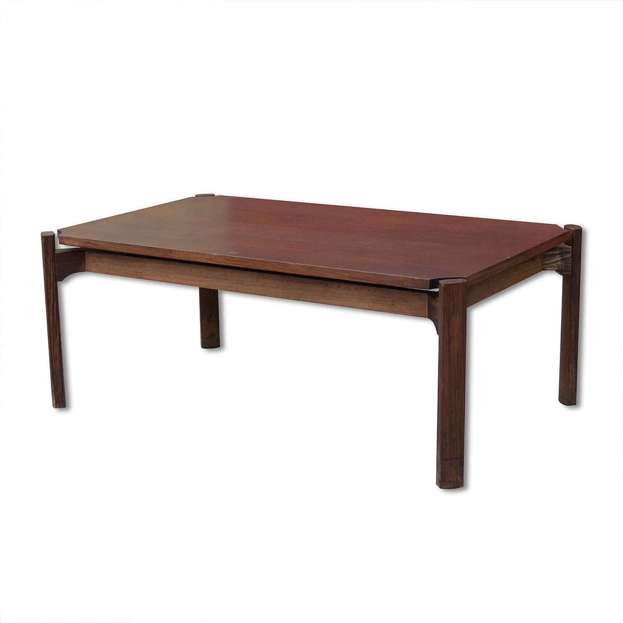 Teak coffee table in the style of Osvaldo Borsani, 70s 1278481