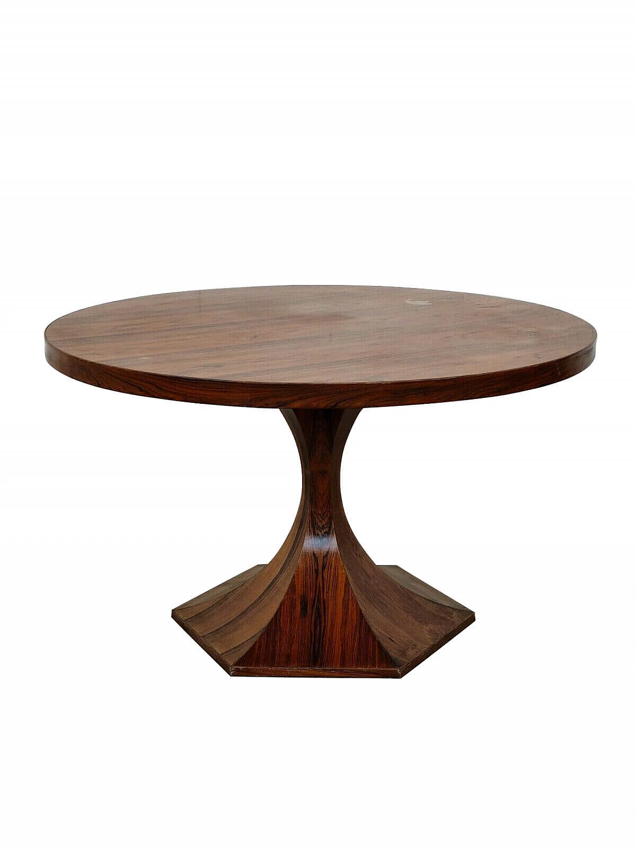 Round table in rosewood by Carlo De Carli, 60s 1278524