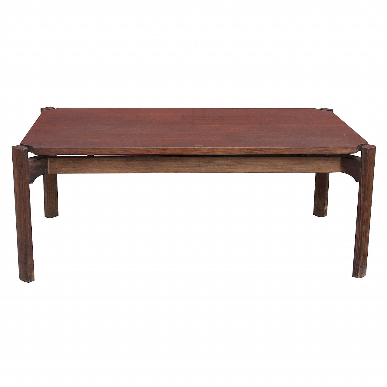 Teak coffee table in the style of Osvaldo Borsani, 70s 1278601