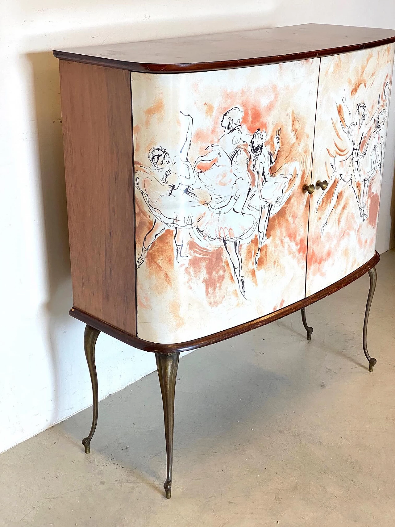 Painted bar cabinet, 60s 1278728