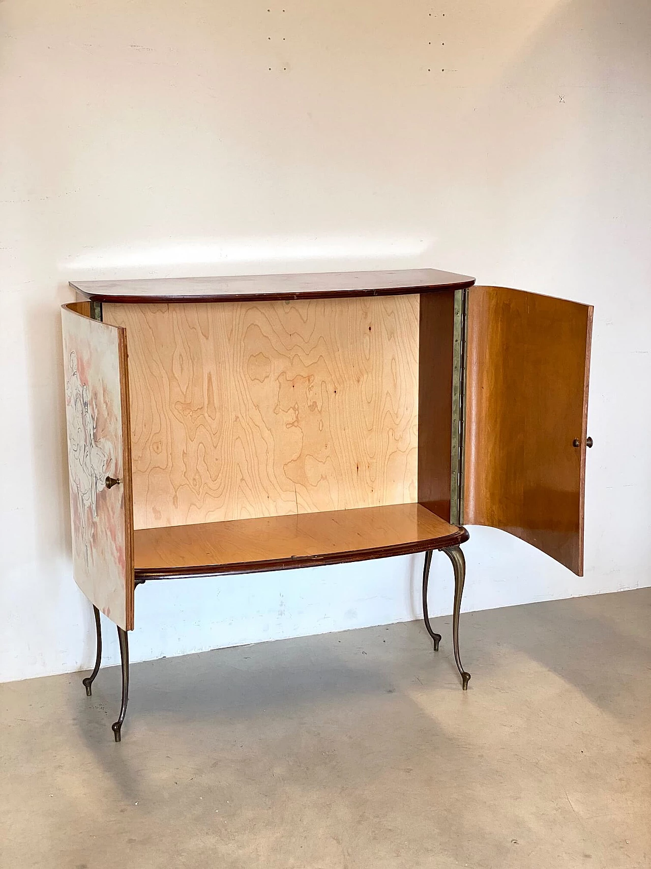 Painted bar cabinet, 60s 1278734