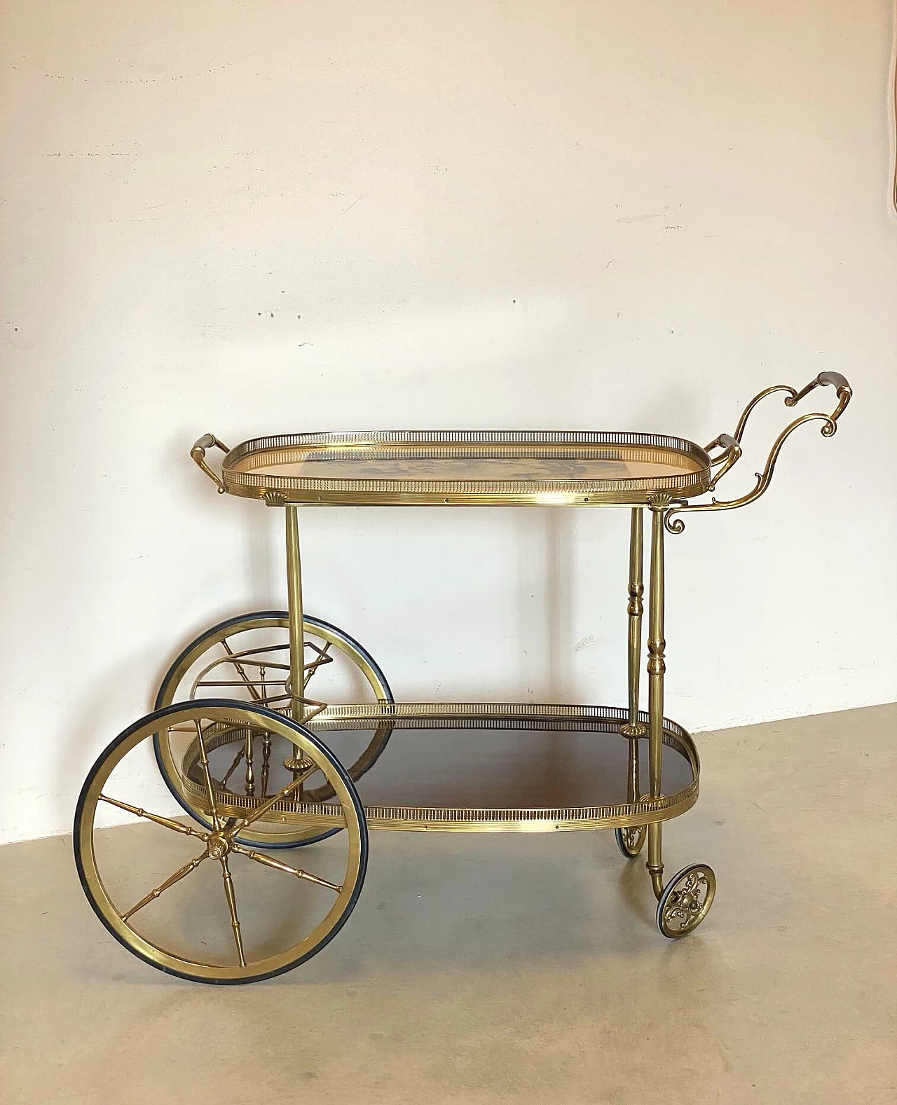 Brass bar trolley, 1950s 1278873