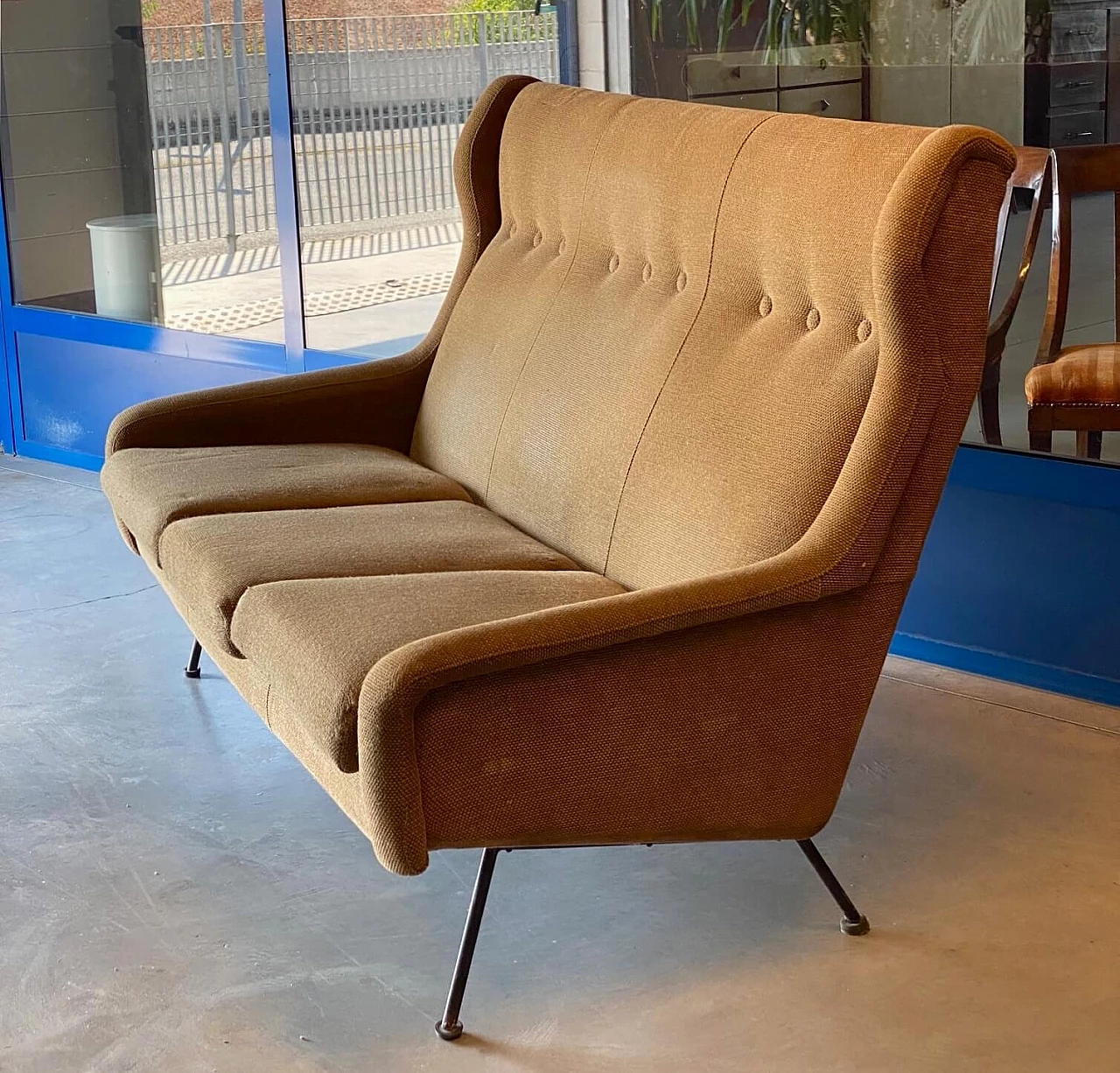 Velvet sofa, 60s 1278987