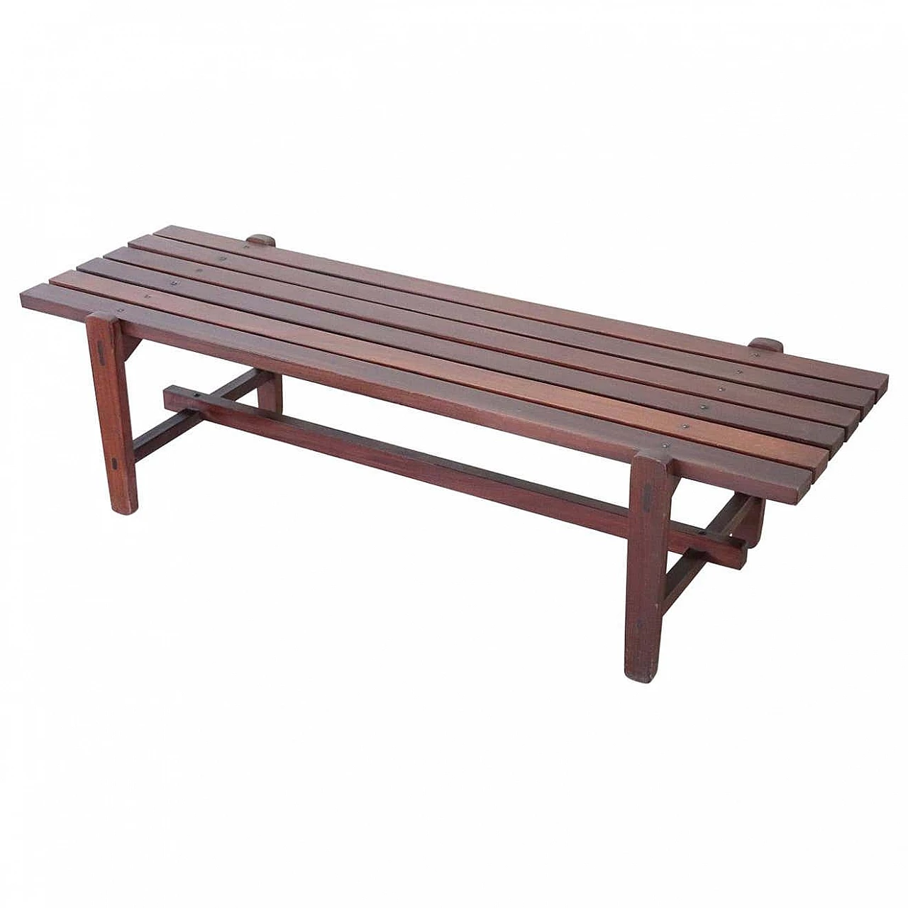 Danish teak bench, 1960s 1279174