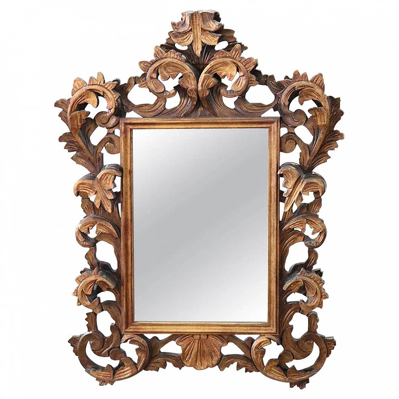 Antique Baroque style mirror carved and gilded wood 1279224