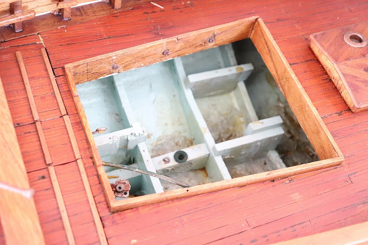 Model of a large wooden sailing boat, 30s 1279277