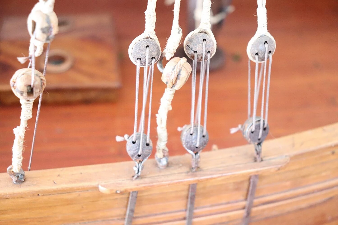 Model of a large wooden sailing boat, 30s 1279279