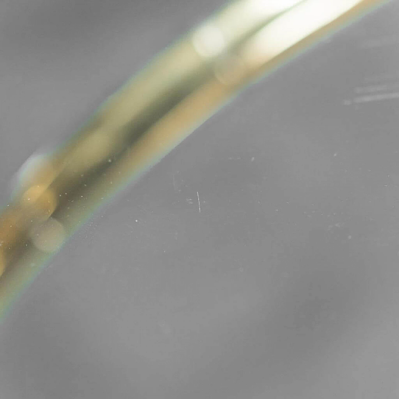 Dining table and 4 chairs with gilded metal frame, 1970s 1279340