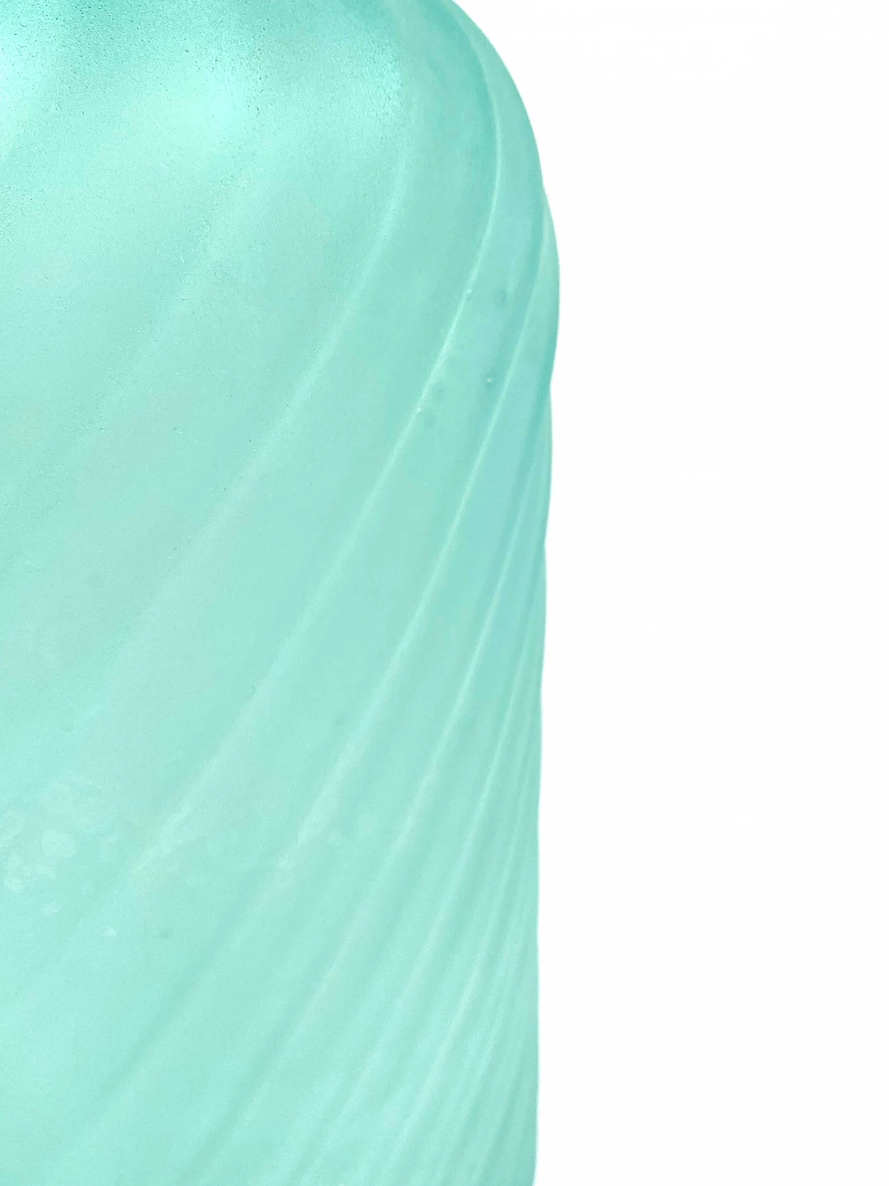 Water-green Murano glass vase by Gino Cenedese, 70s 1279518