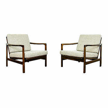 Pair of armchairs B-7522 by Zenon Bączyk, 1960s