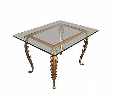Coffee table by Cristal Art, 1950s