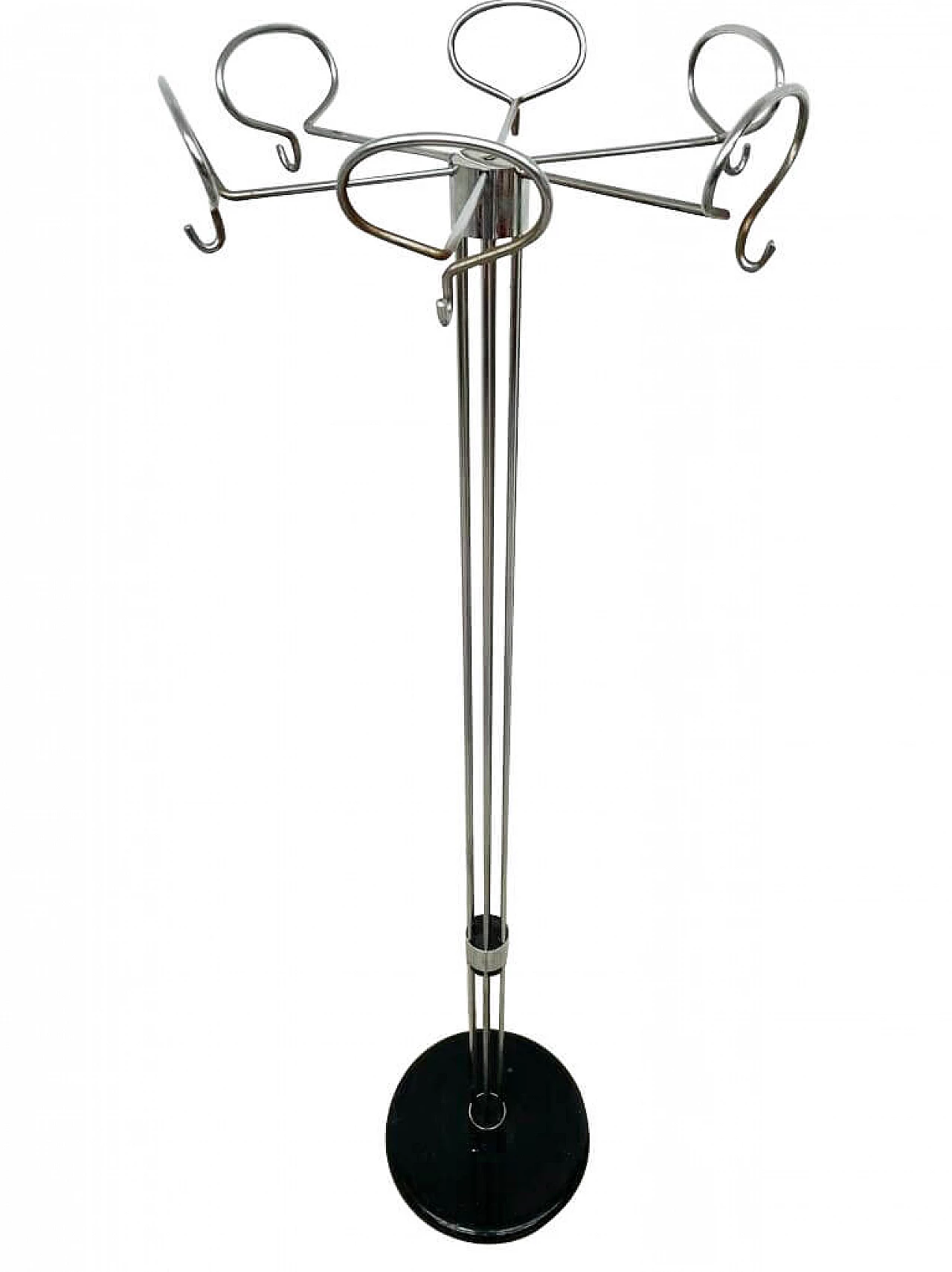 Chromed coat stand by Isao Hosoe for Valenti Luce, 70s 1280547