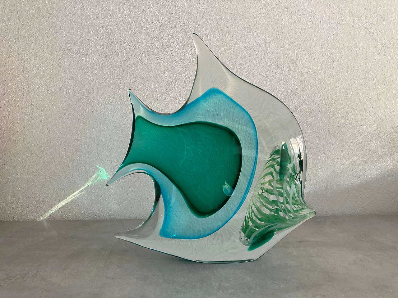 Murano glass fish by Alessandro Barbaro, 80s 1280727