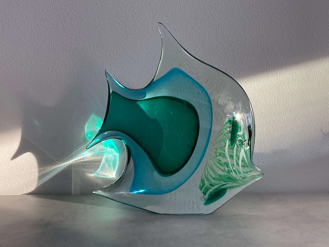 Murano glass fish by Alessandro Barbaro, 80s 1280733