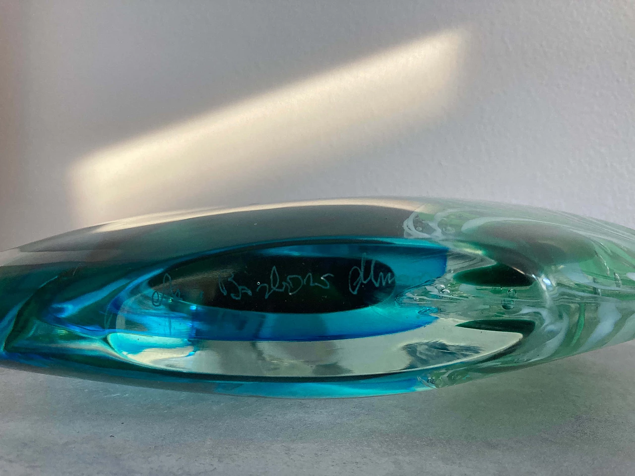 Pesce in vetro di Murano di Alessandro Barbaro, anni '80 1280736