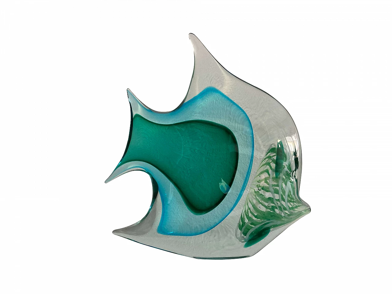 Pesce in vetro di Murano di Alessandro Barbaro, anni '80 1280770