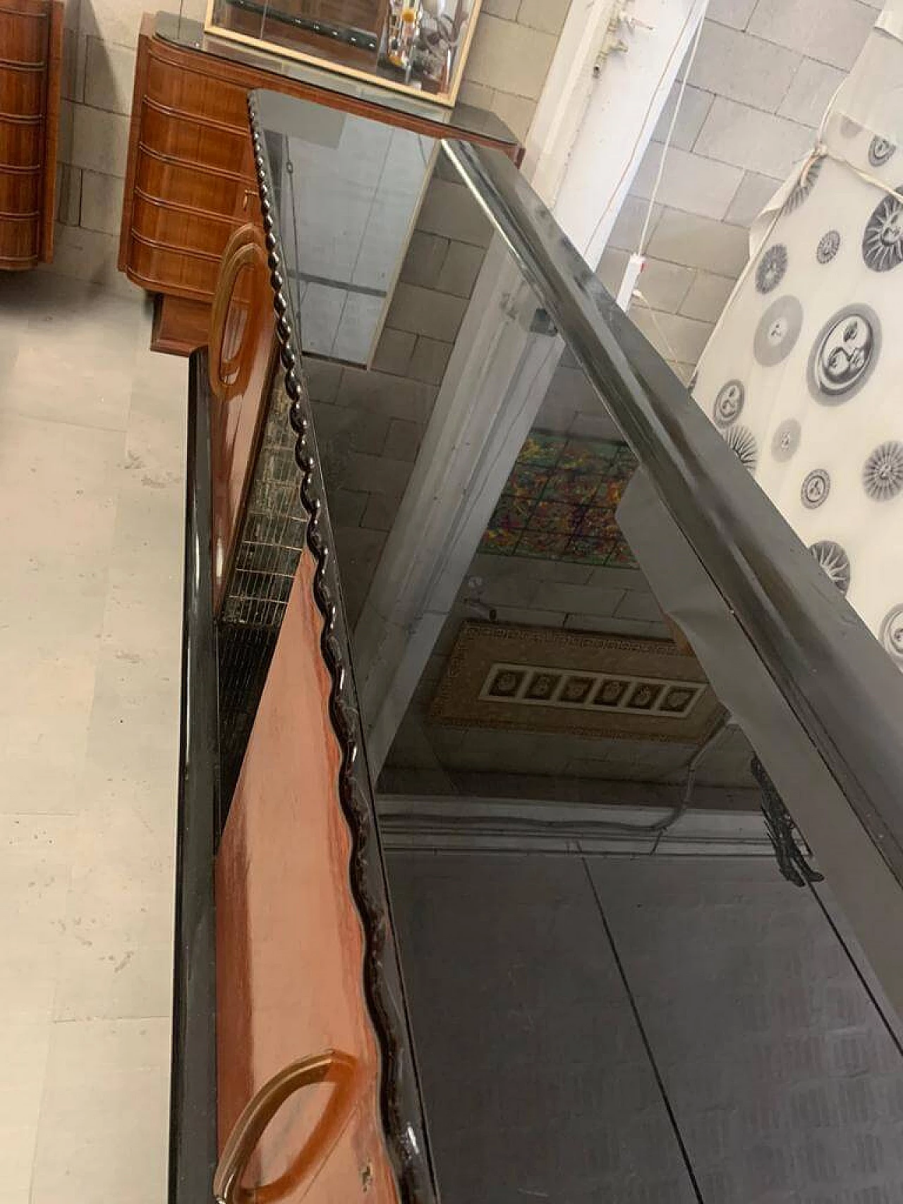 Mahogany sideboard with mirror niche, 1930s 1280939