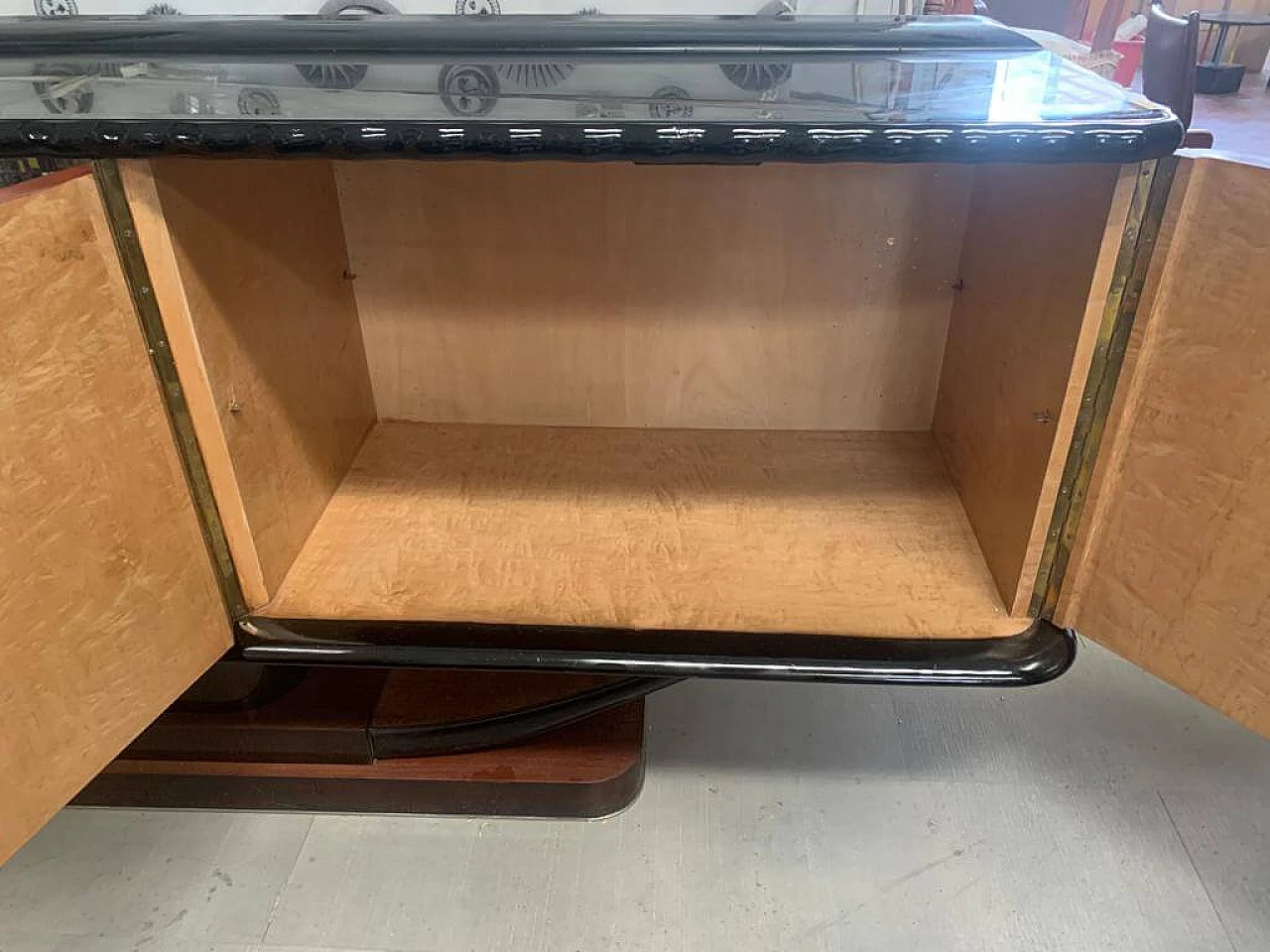 Mahogany sideboard with mirror niche, 1930s 1280942