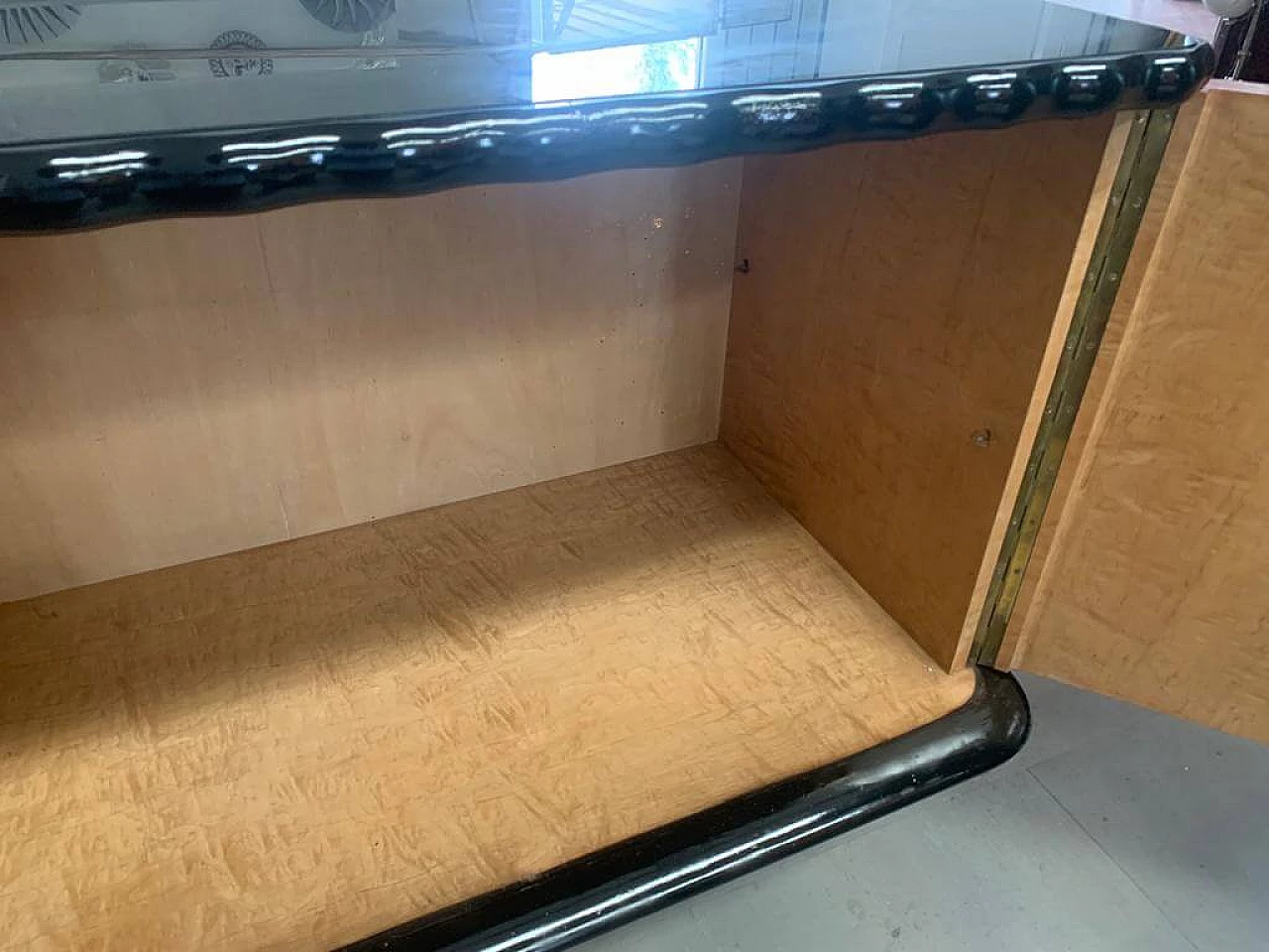 Mahogany sideboard with mirror niche, 1930s 1280943