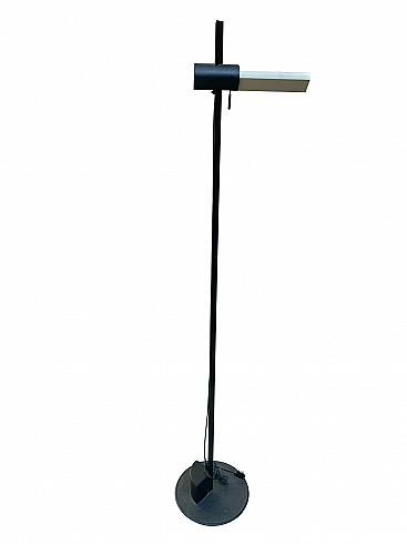 Adjustable floor lamp in metal by Gianfranco Frattini for Luci Caltha, 80s