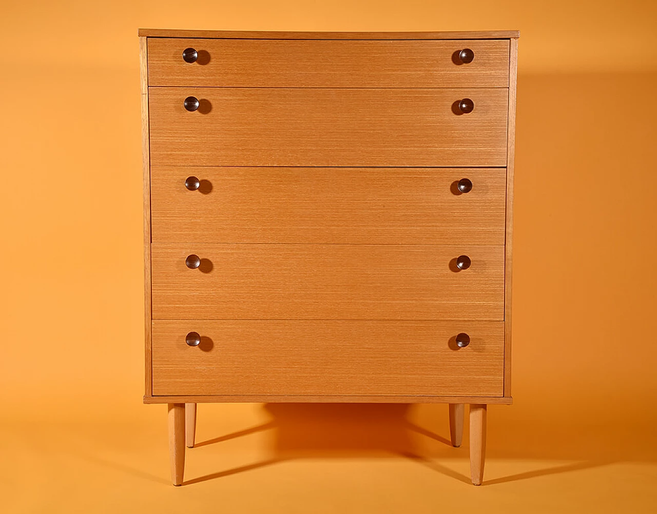 English chest of drawers with 5 drawers, 1950s 1283091