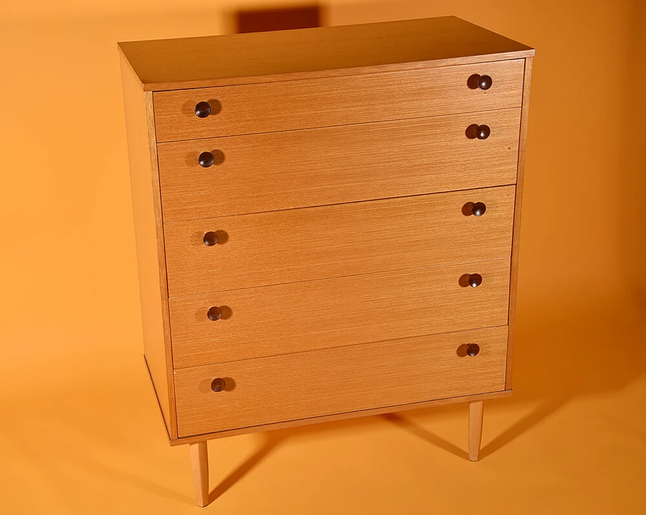 English chest of drawers with 5 drawers, 1950s 1283092