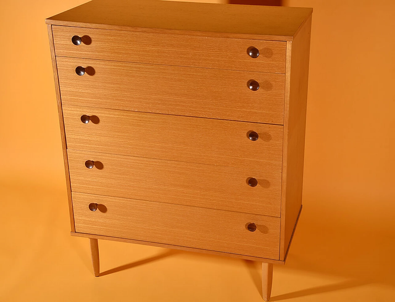 English chest of drawers with 5 drawers, 1950s 1283093
