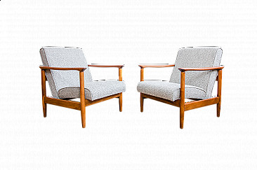 Pair of GFM 142 armchairs by Edmund Homa for GFM, 1960s