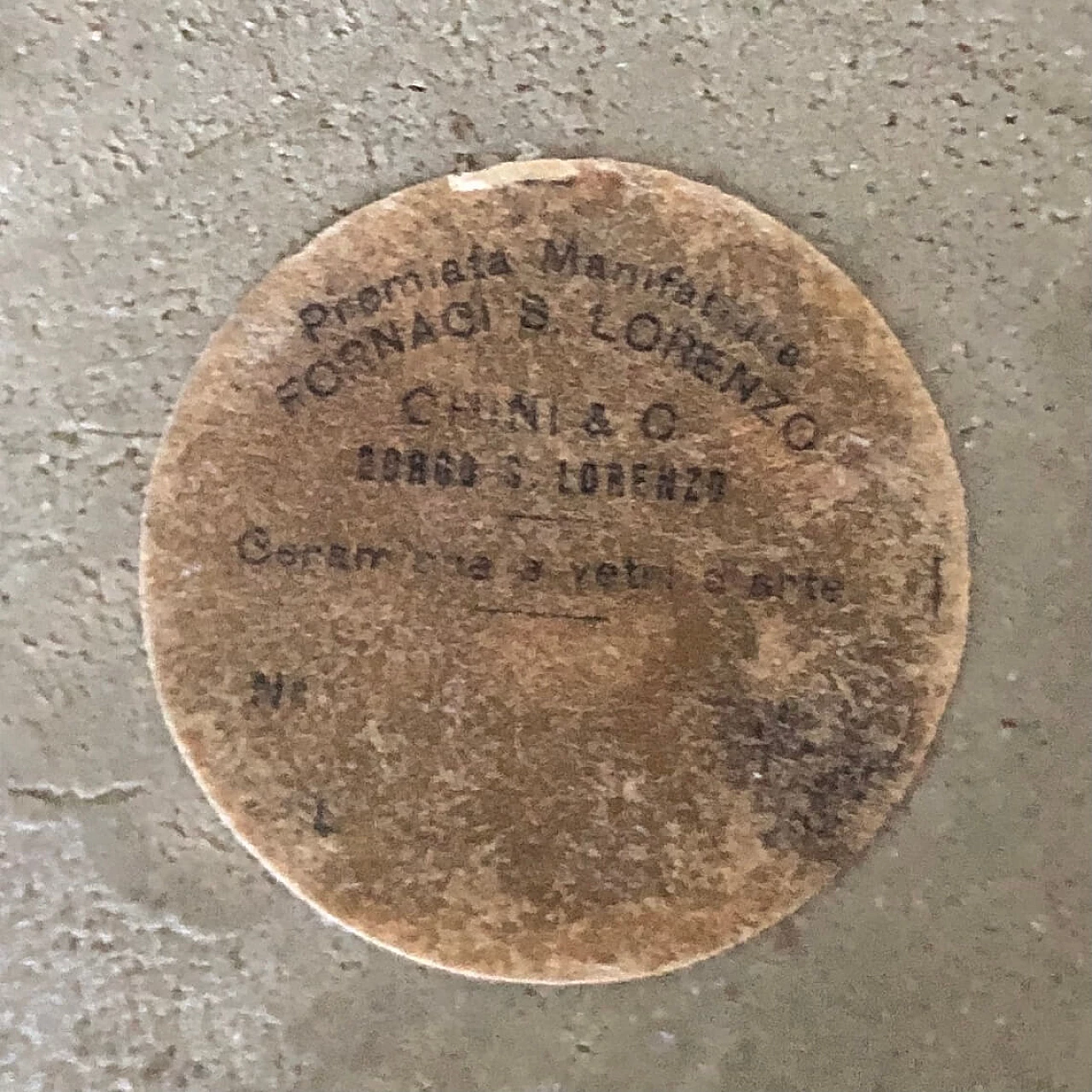 Pair of stoneware Cio Cio San vases by manifattura Chini, circa 1915 1283613