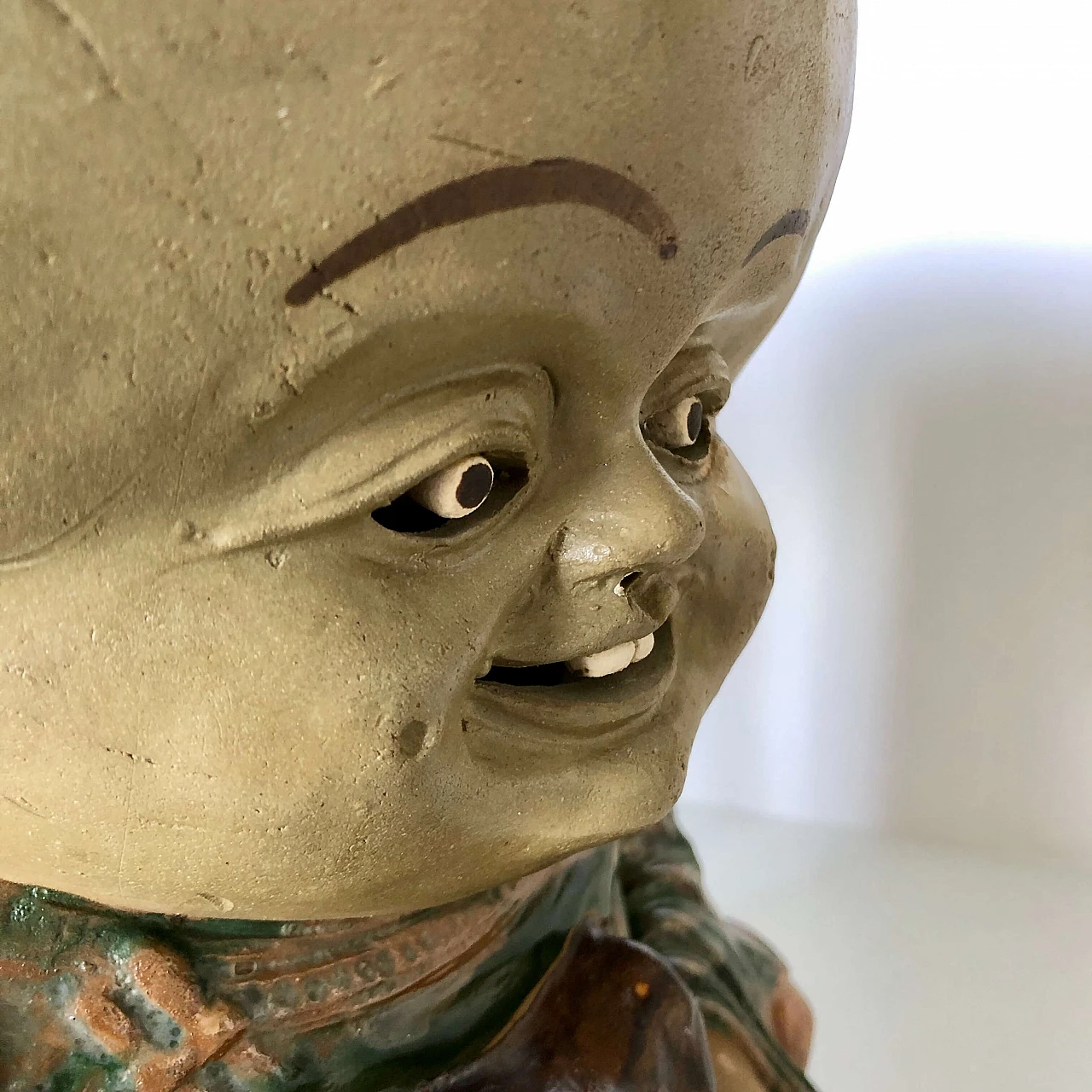 Pair of stoneware Cio Cio San vases by manifattura Chini, circa 1915 1283619