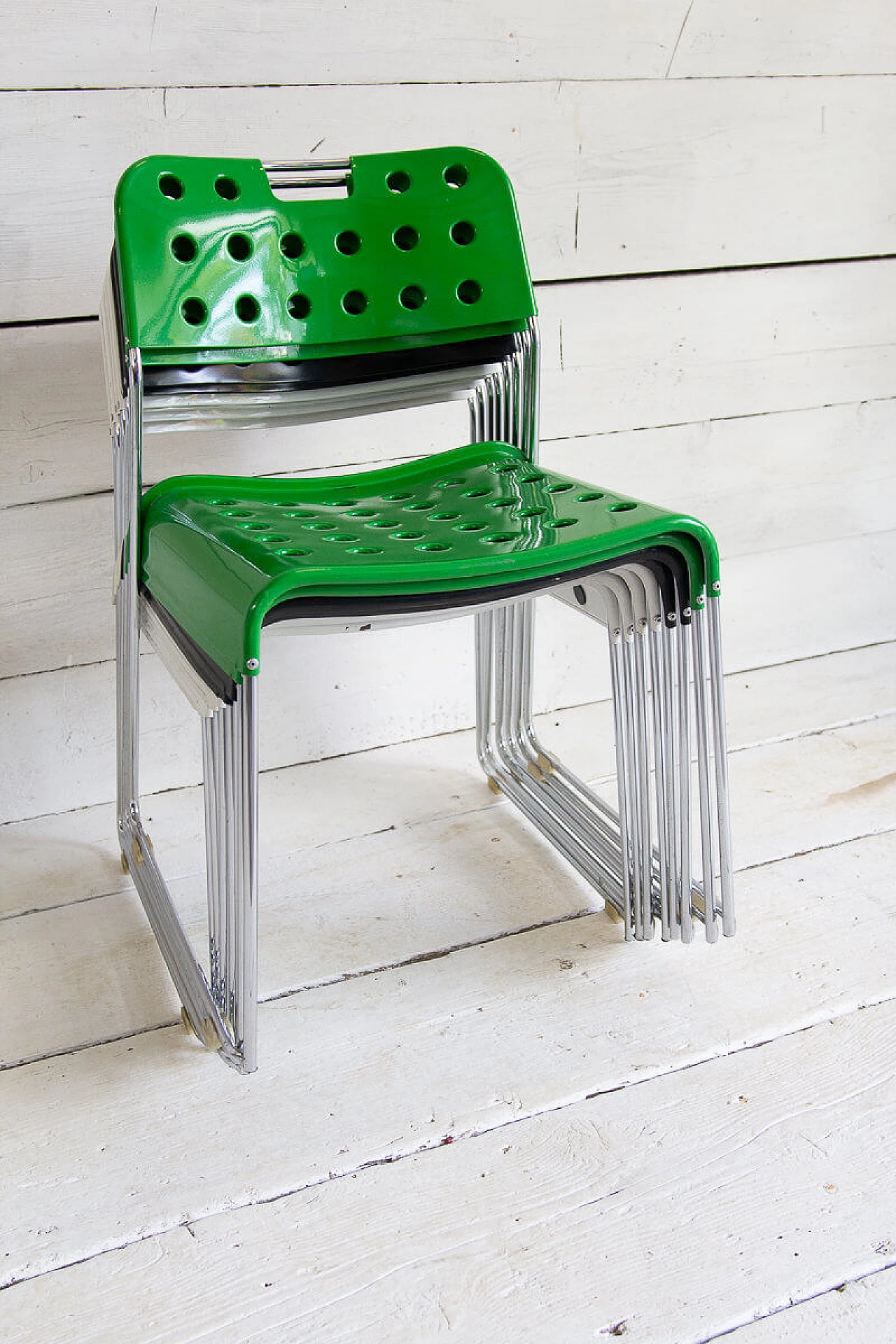8 Omkstak chairs by Rodney Kinsman for Bieffeplast, '70s 1283714