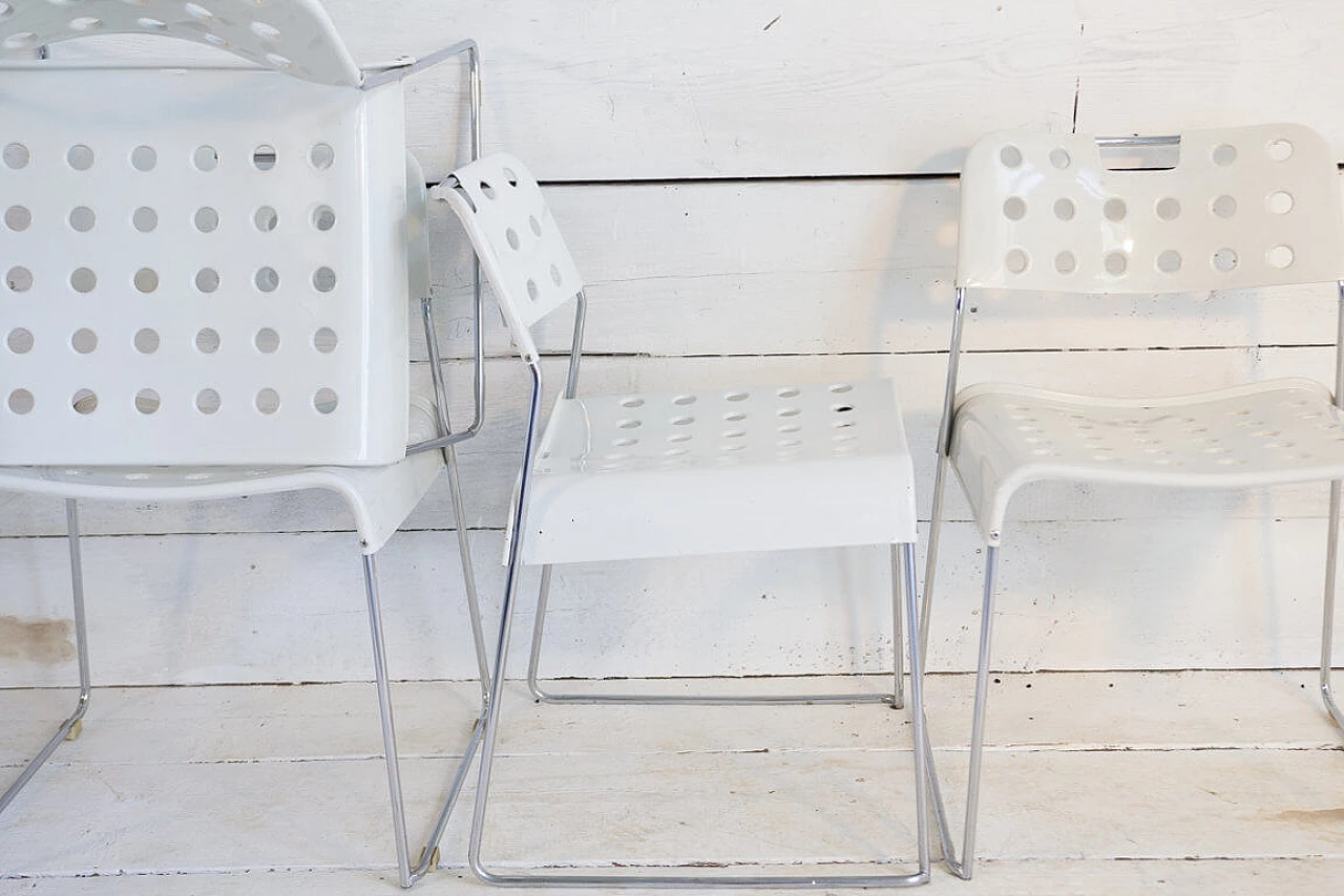 8 Omkstak chairs by Rodney Kinsman for Bieffeplast, '70s 1283717