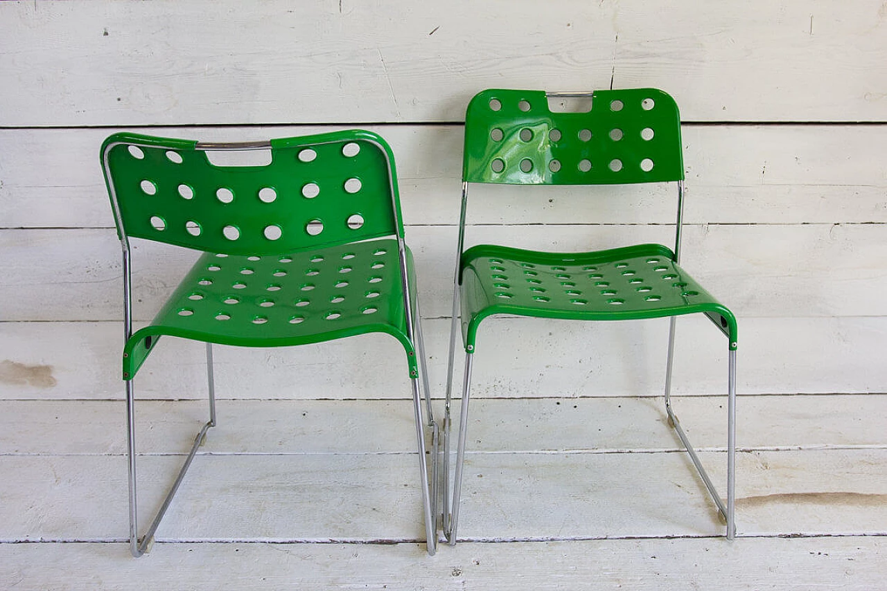 8 Omkstak chairs by Rodney Kinsman for Bieffeplast, '70s 1283723
