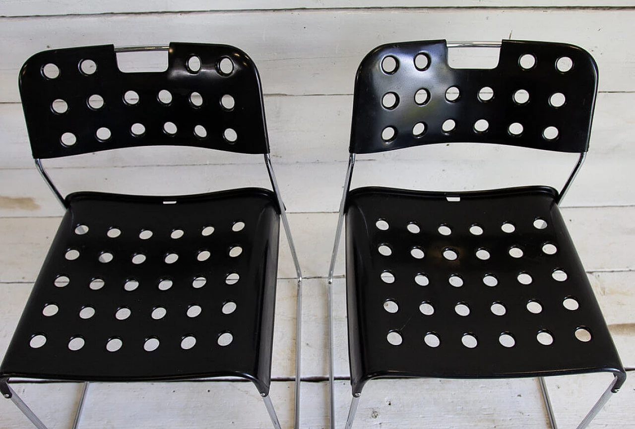 8 Omkstak chairs by Rodney Kinsman for Bieffeplast, '70s 1283727