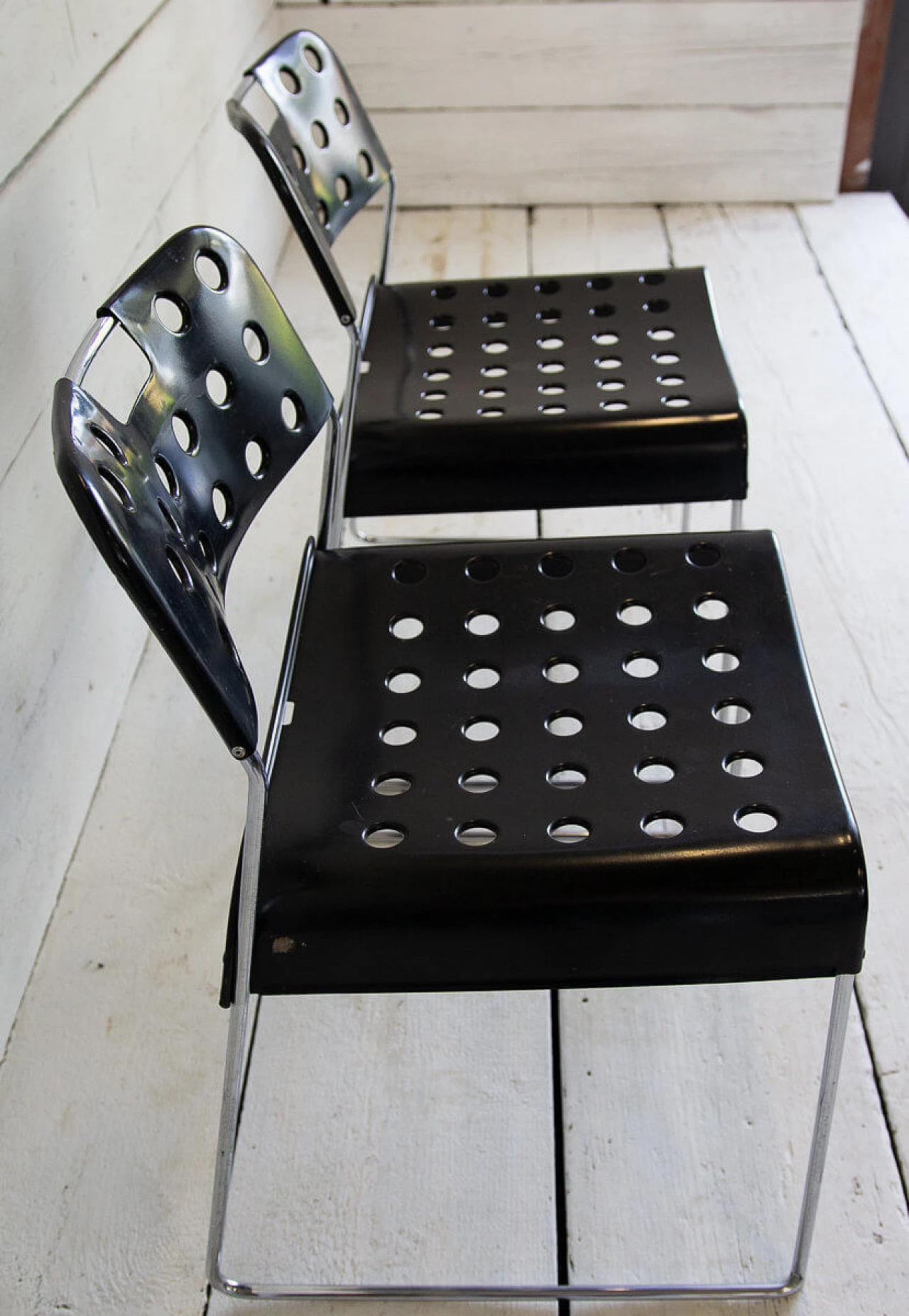 8 Omkstak chairs by Rodney Kinsman for Bieffeplast, '70s 1283728