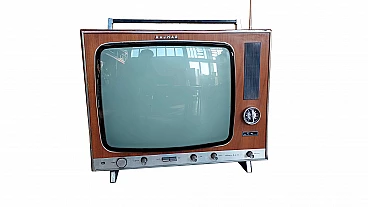 Television set with original aerial, 60s