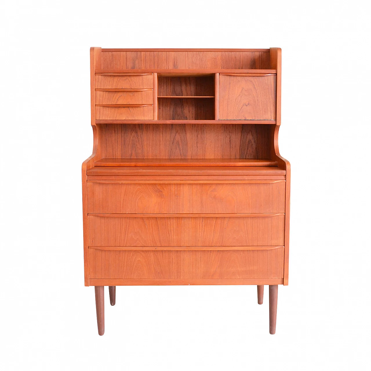 Secretaire o petineuse danese in teak, anni '60 1284199