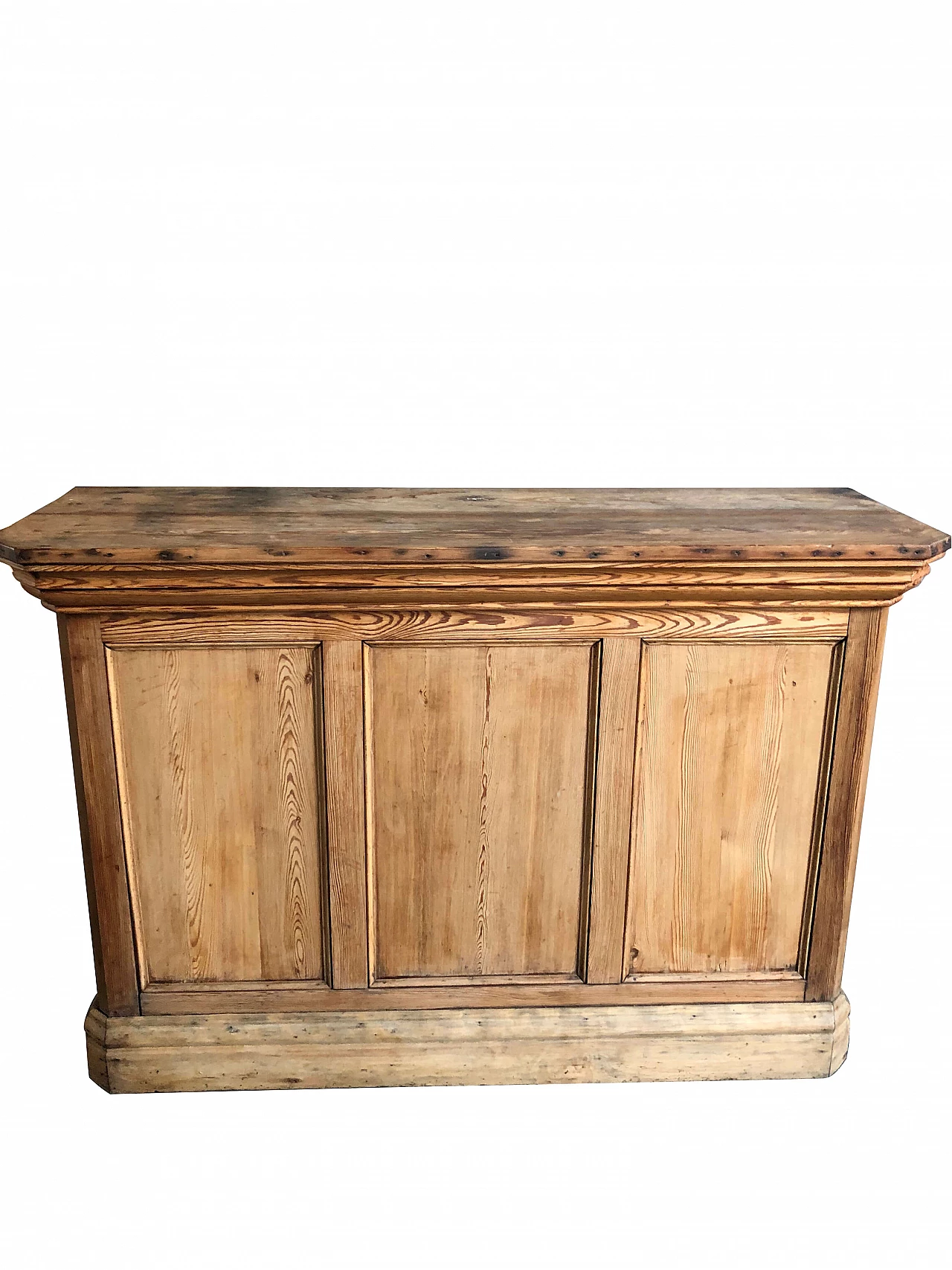 Banco da negozio in rovere con cassetto, inizio '900 1301880