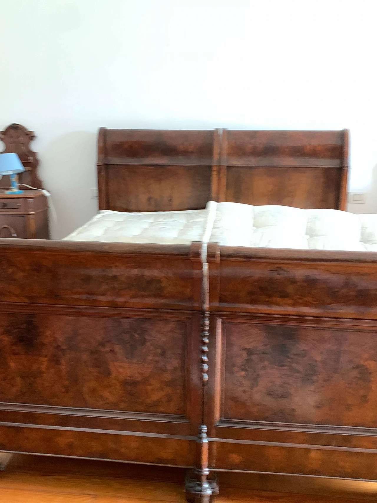 Letto a barca in legno, di inizio '900 1302322