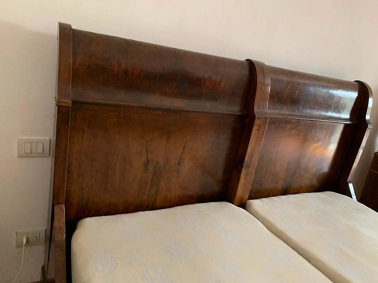 Letto a barca in legno, di inizio '900 1302326